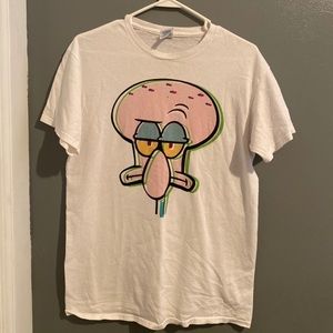 squidward graphic tee
